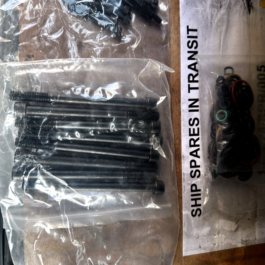 Ship spares, packed for transit