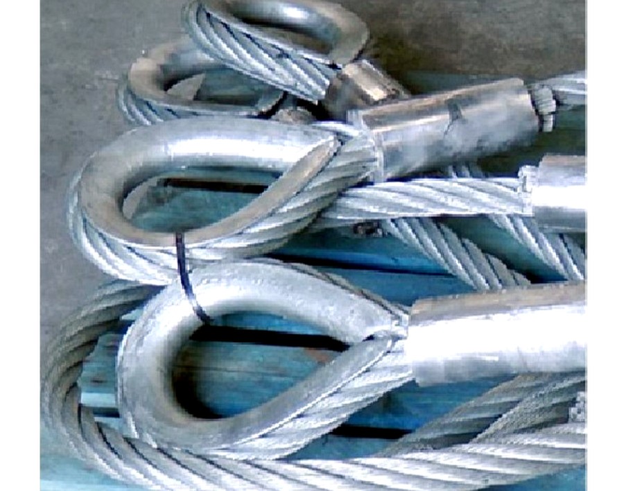 Wire rope sling set